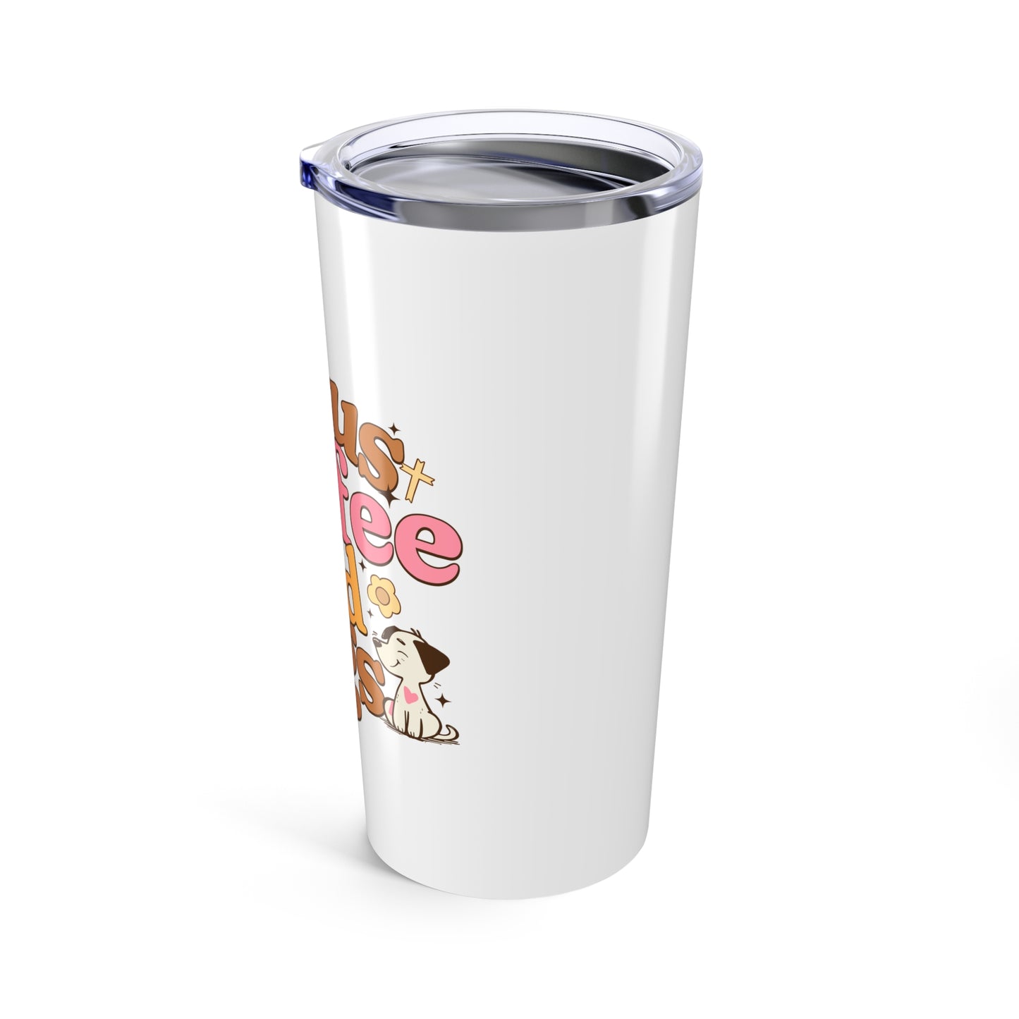 Jesus, Coffee, and Dogs Stainless Steel Tumbler 20oz