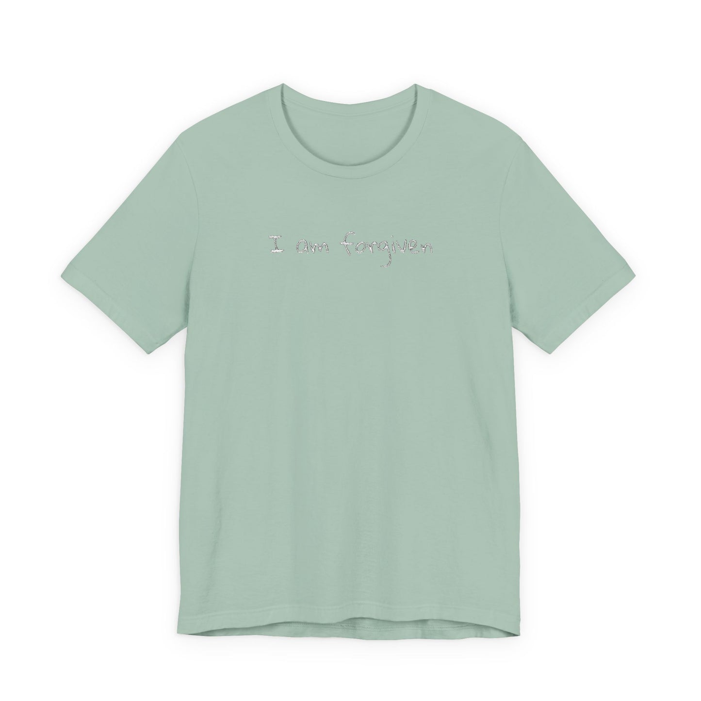 Embroidered I Am Forgiven Unisex Jersey Tee