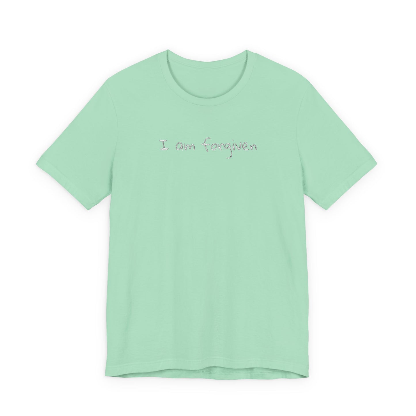 Embroidered I Am Forgiven Unisex Jersey Tee