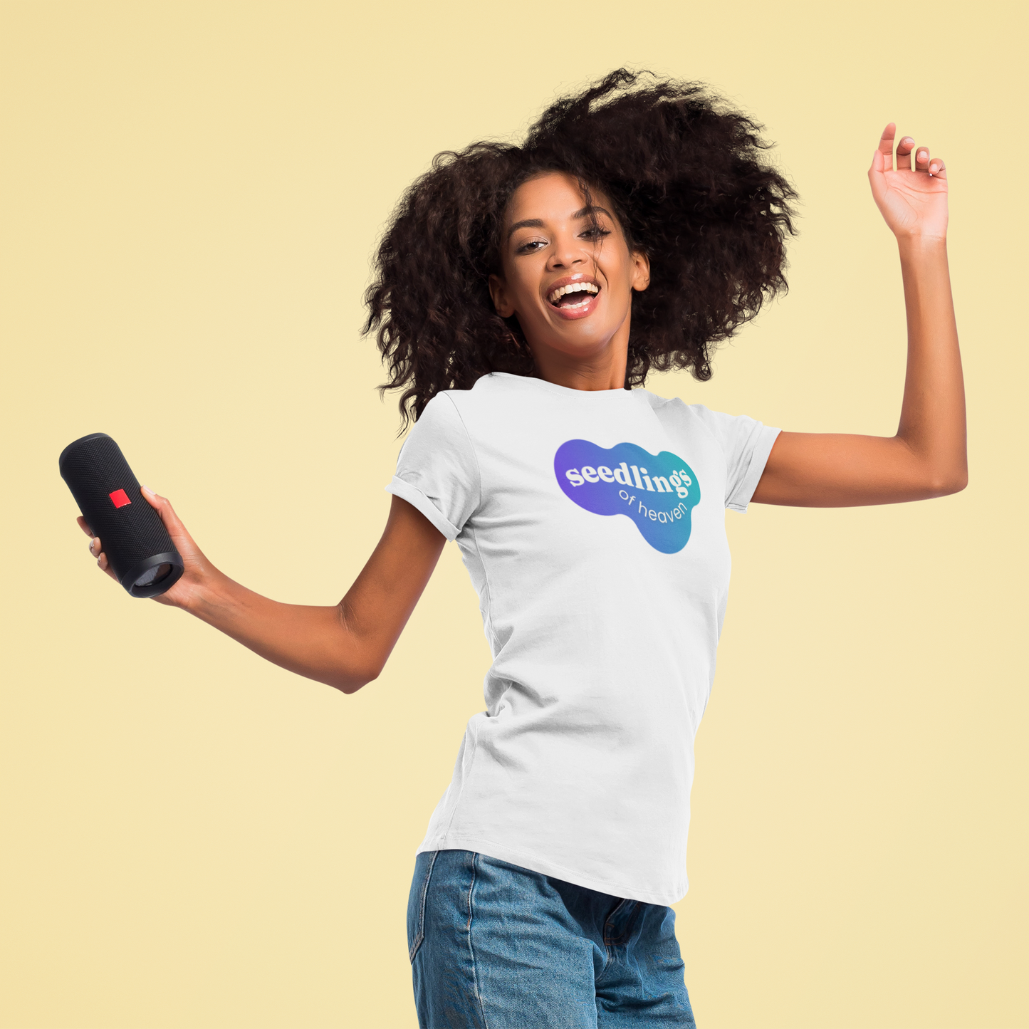 Adult Seedlings of Heaven Colorful Unisex Tee