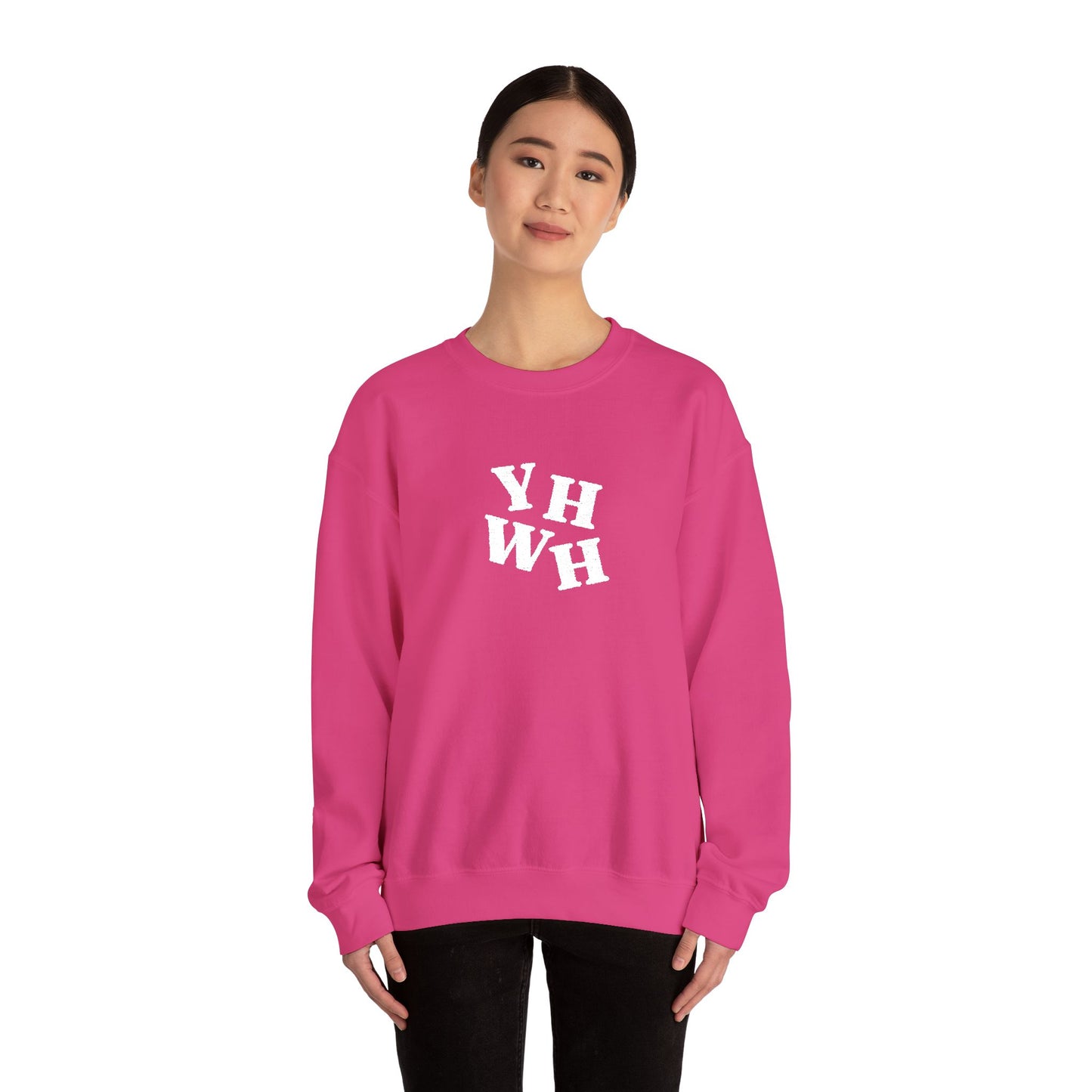 Embroidered YHWH Unisex Crewneck Sweatshirt