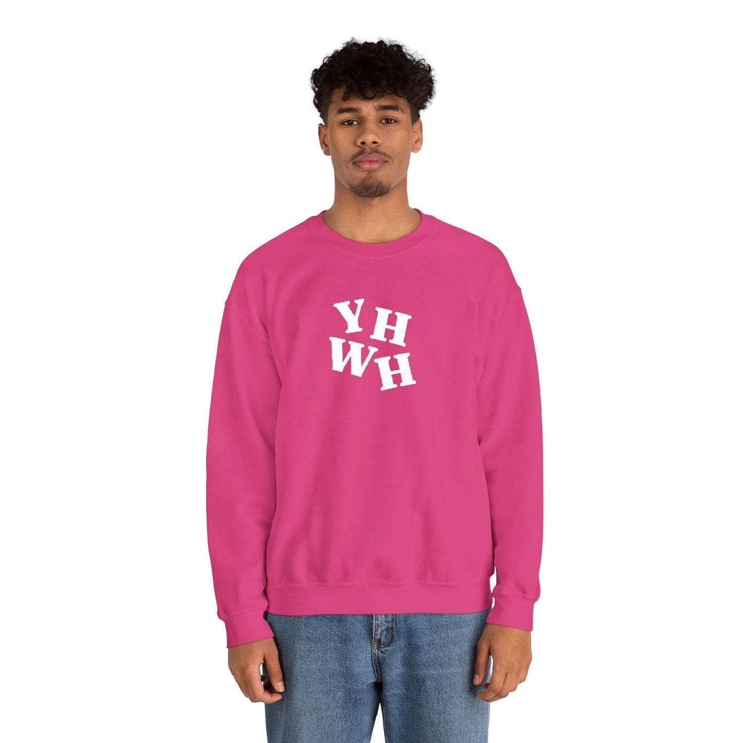 Embroidered YHWH Unisex Crewneck Sweatshirt