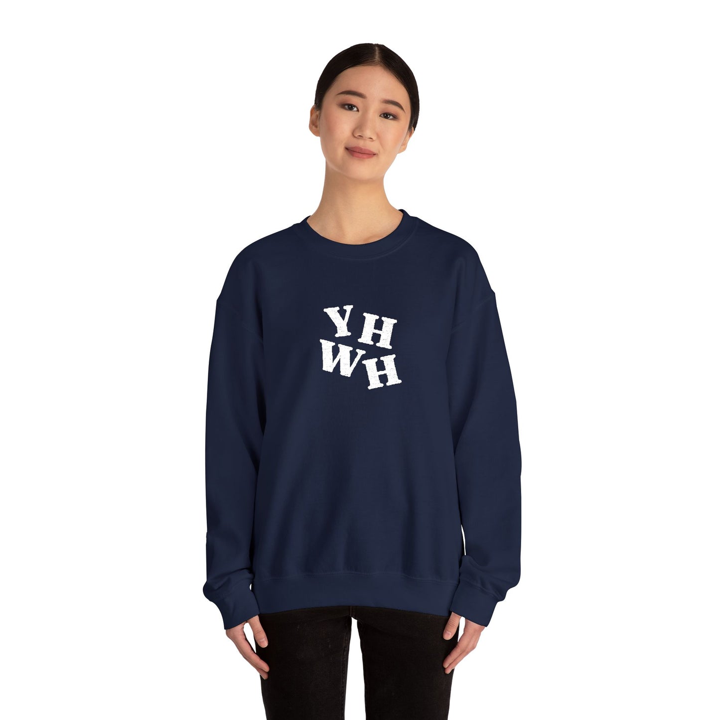 Embroidered YHWH Unisex Crewneck Sweatshirt