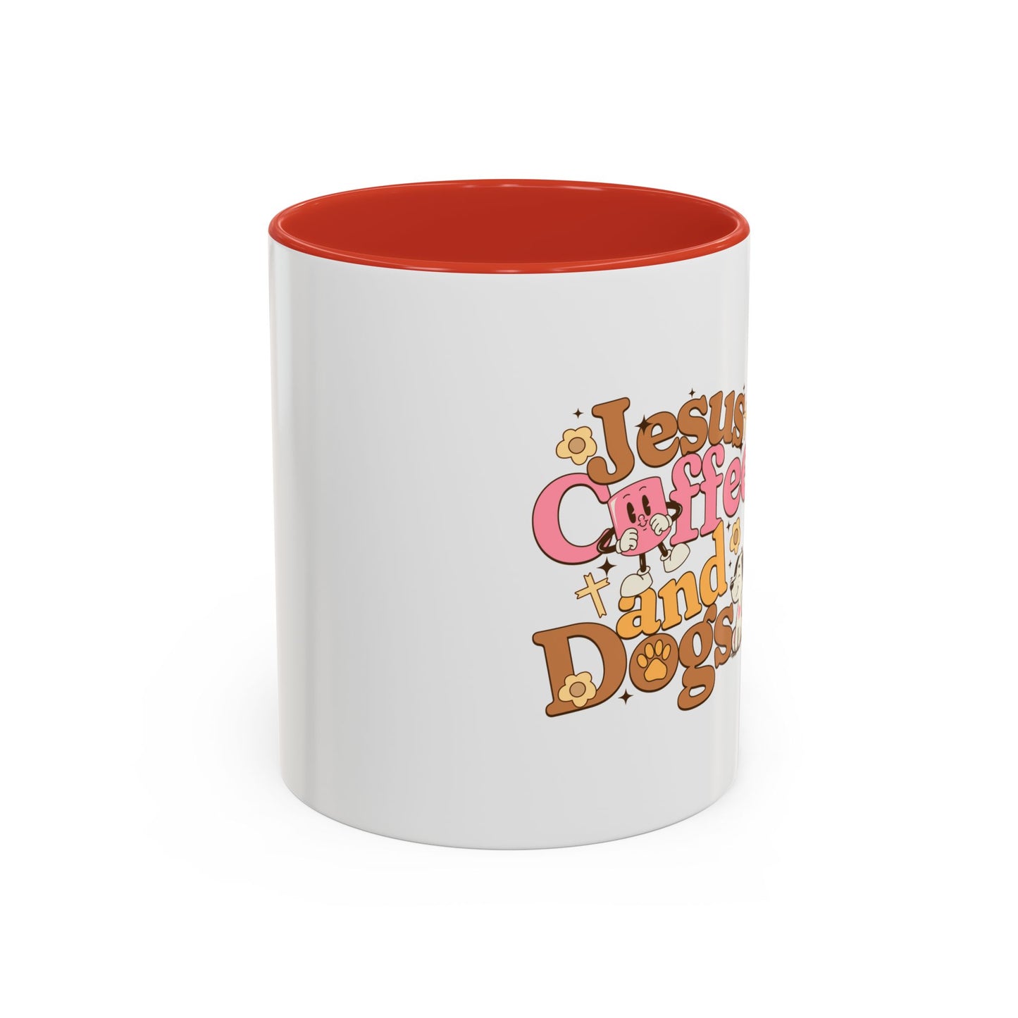 Jesus, Coffee, and Dogs Mug - Perfect for Christian Pet Lovers and Coffee Enthusiasts