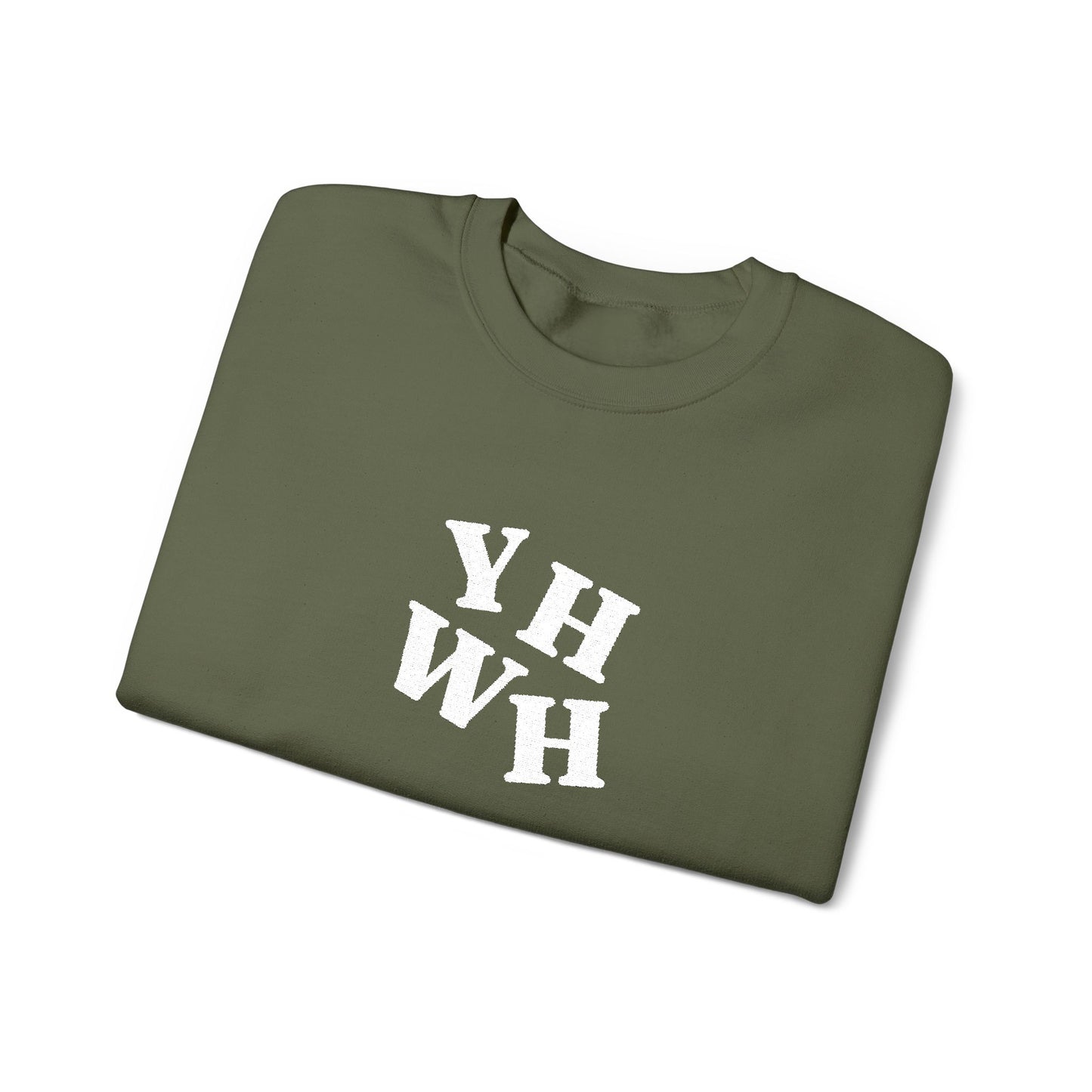 Embroidered YHWH Unisex Crewneck Sweatshirt