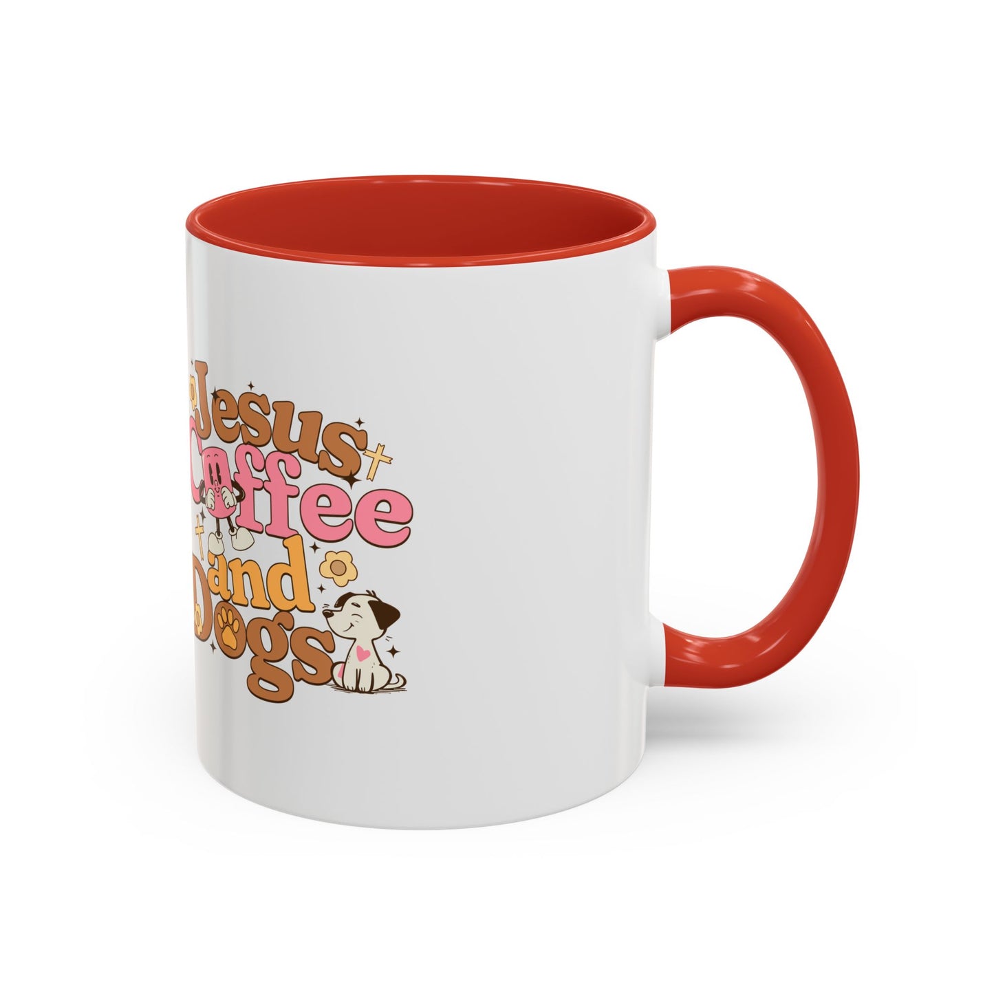 Jesus, Coffee, and Dogs Mug - Perfect for Christian Pet Lovers and Coffee Enthusiasts