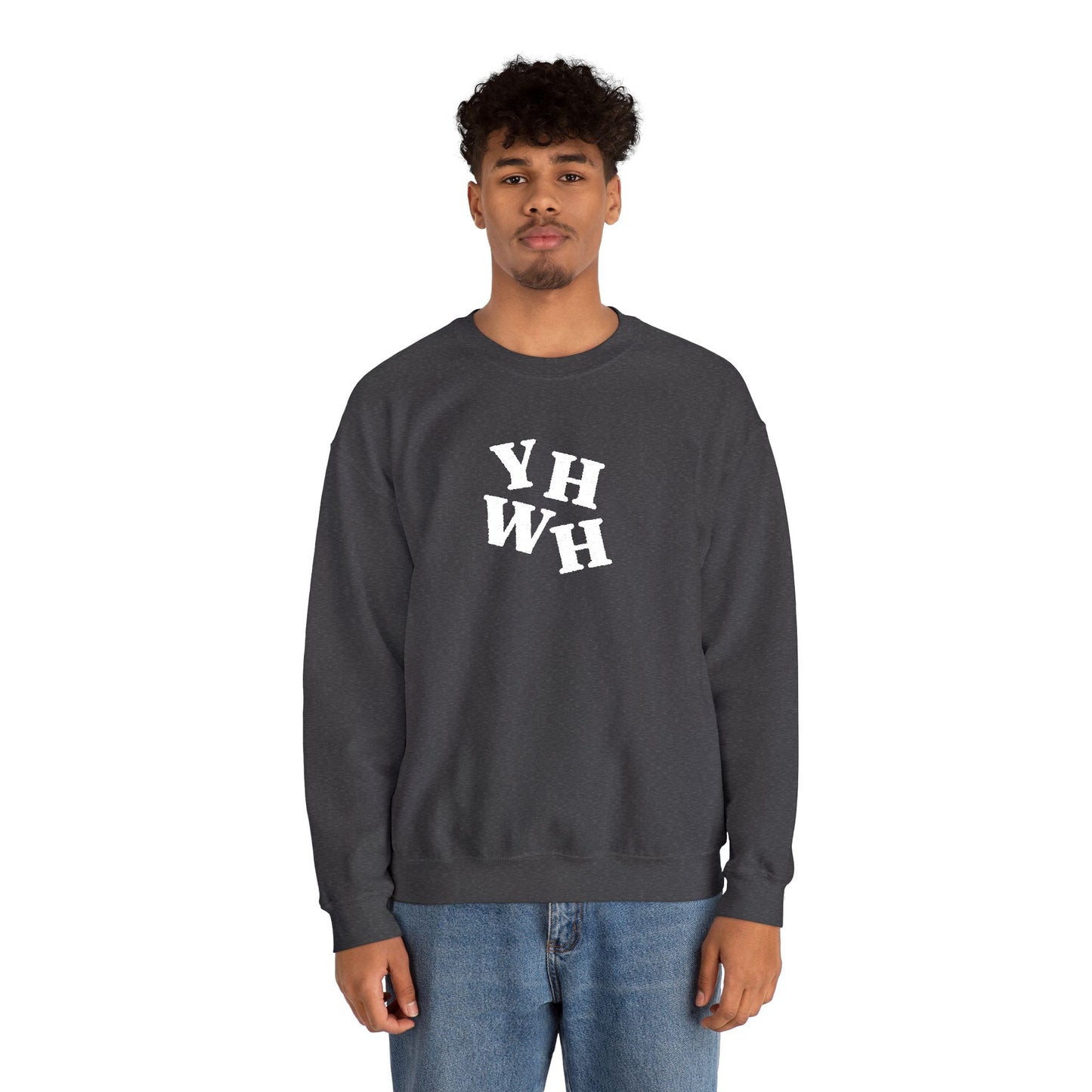 Embroidered YHWH Unisex Crewneck Sweatshirt