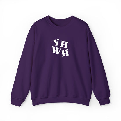 Embroidered YHWH Unisex Crewneck Sweatshirt