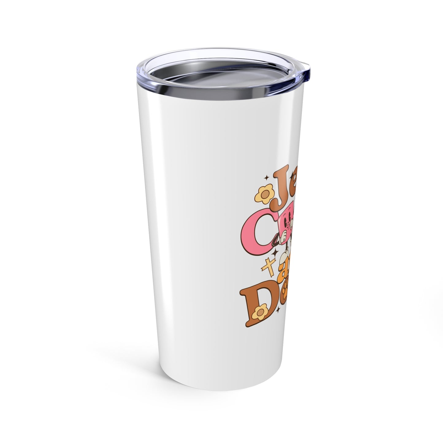Jesus, Coffee, and Dogs Stainless Steel Tumbler 20oz