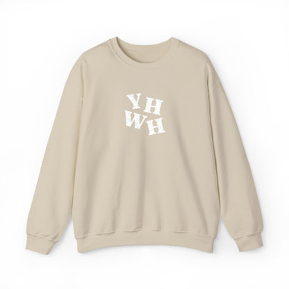 Embroidered YHWH Unisex Crewneck Sweatshirt