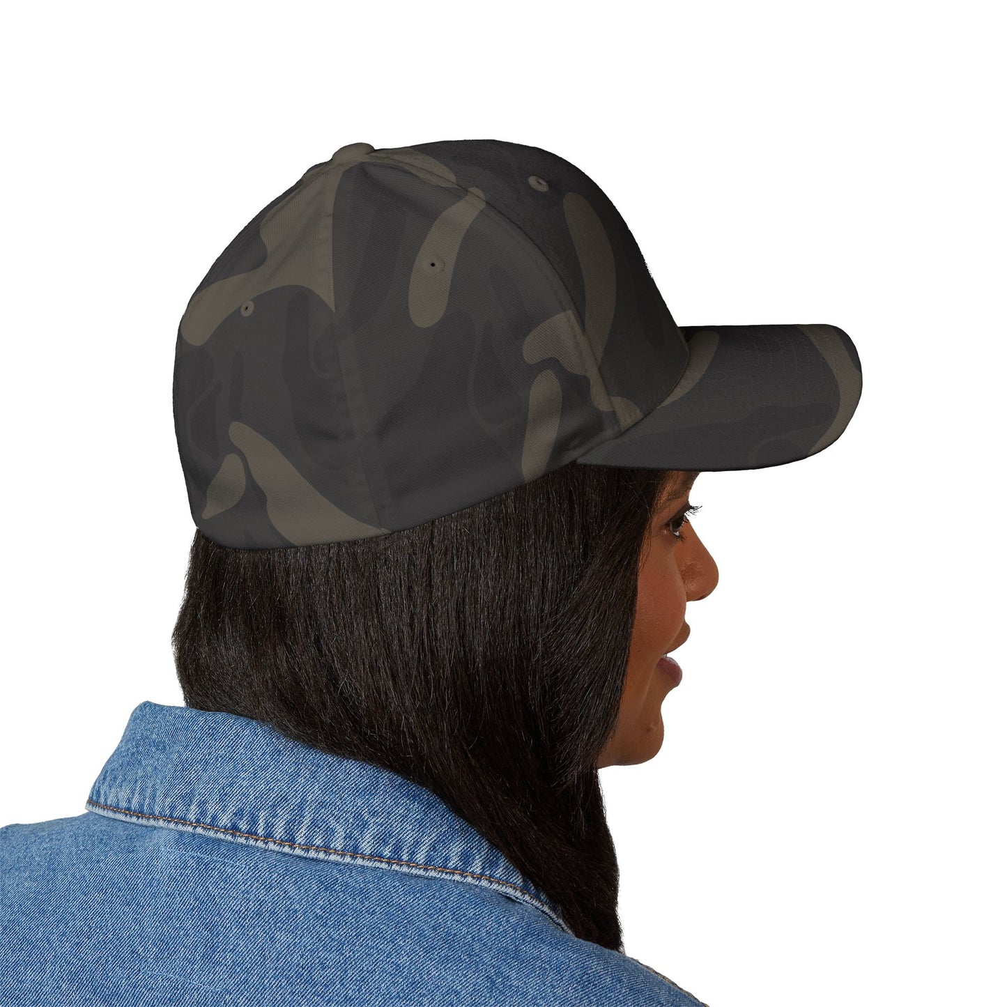 Camouflage Embroidered YHWH Cap