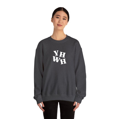 Embroidered YHWH Unisex Crewneck Sweatshirt