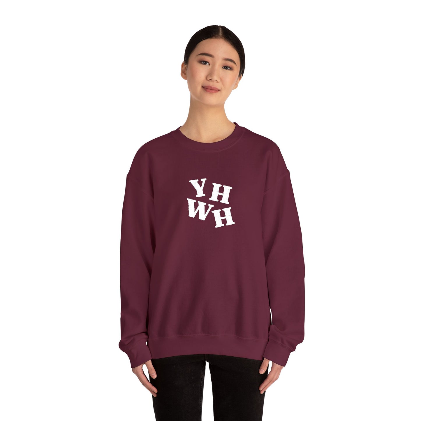 Embroidered YHWH Unisex Crewneck Sweatshirt