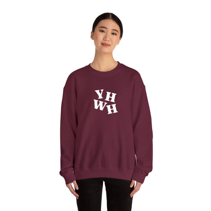 Embroidered YHWH Unisex Crewneck Sweatshirt