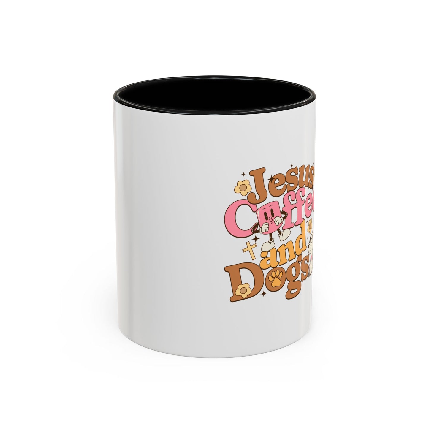 Jesus, Coffee, and Dogs Mug - Perfect for Christian Pet Lovers and Coffee Enthusiasts