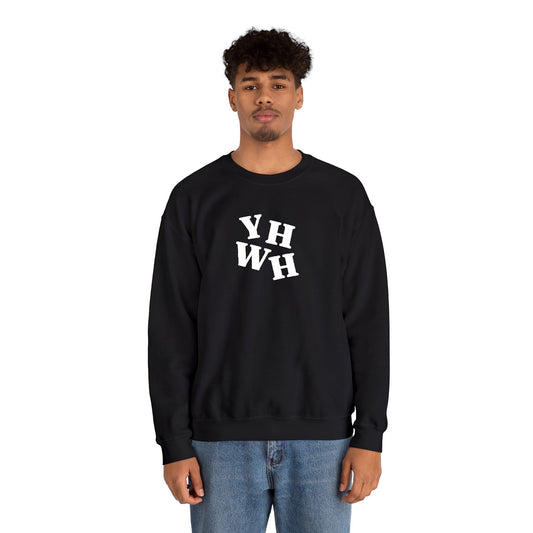 Embroidered YHWH Unisex Crewneck Sweatshirt