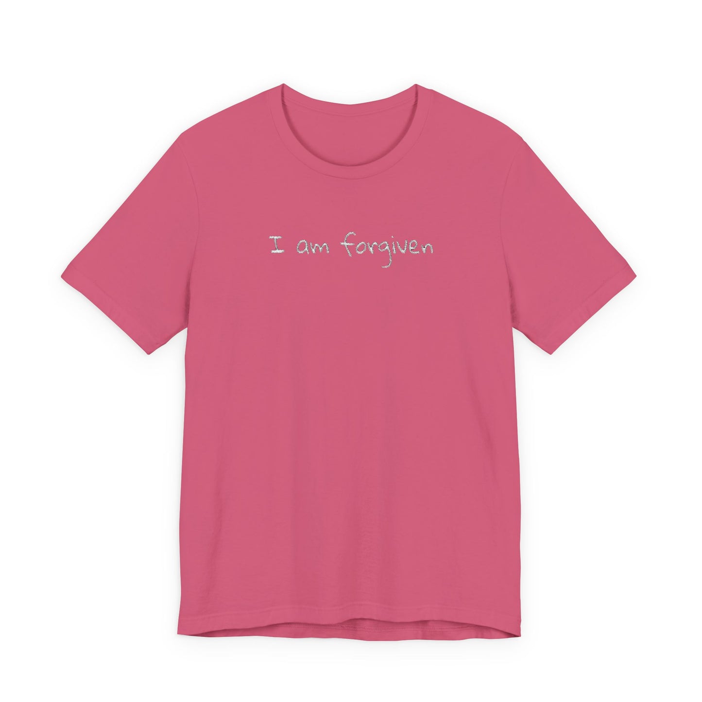 Embroidered I Am Forgiven Unisex Jersey Tee