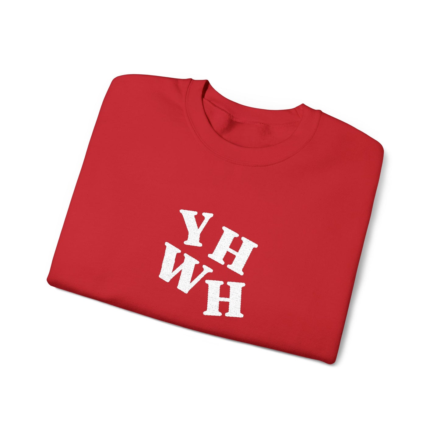 Embroidered YHWH Unisex Crewneck Sweatshirt