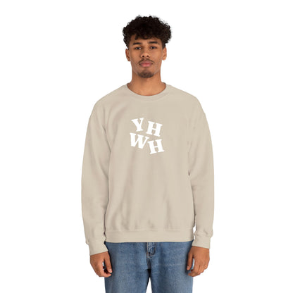 Embroidered YHWH Unisex Crewneck Sweatshirt