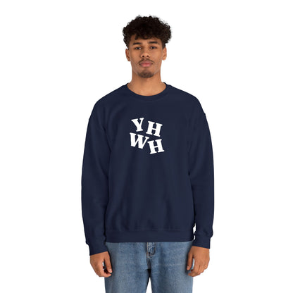 Embroidered YHWH Unisex Crewneck Sweatshirt