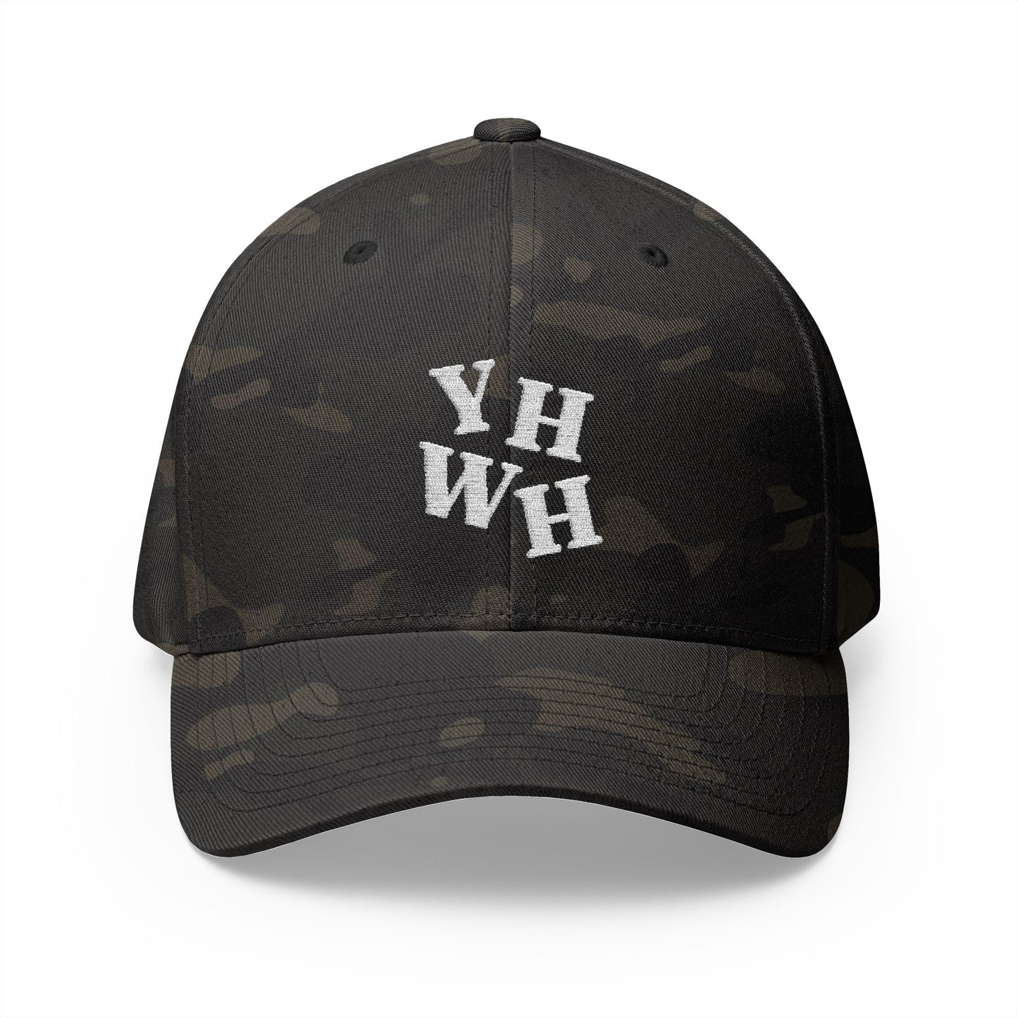Camouflage Embroidered YHWH Cap