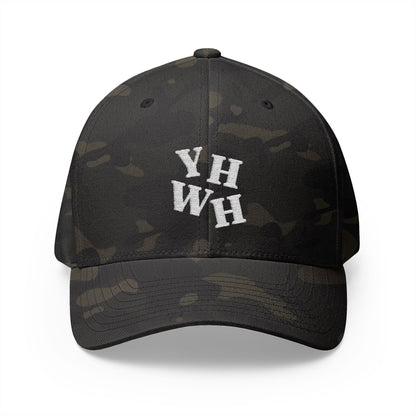 Camouflage Embroidered YHWH Cap