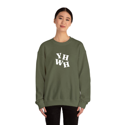 Embroidered YHWH Unisex Crewneck Sweatshirt