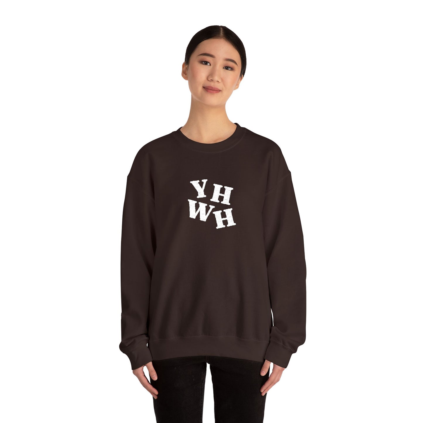 Embroidered YHWH Unisex Crewneck Sweatshirt
