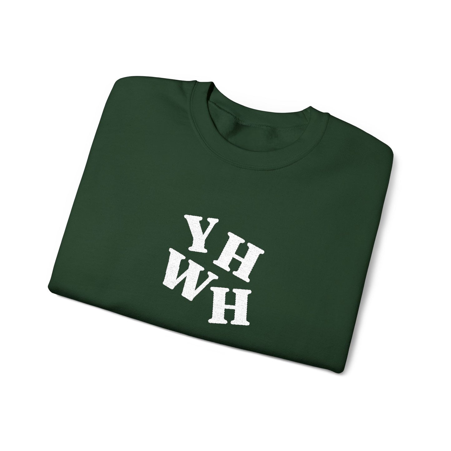 Embroidered YHWH Unisex Crewneck Sweatshirt