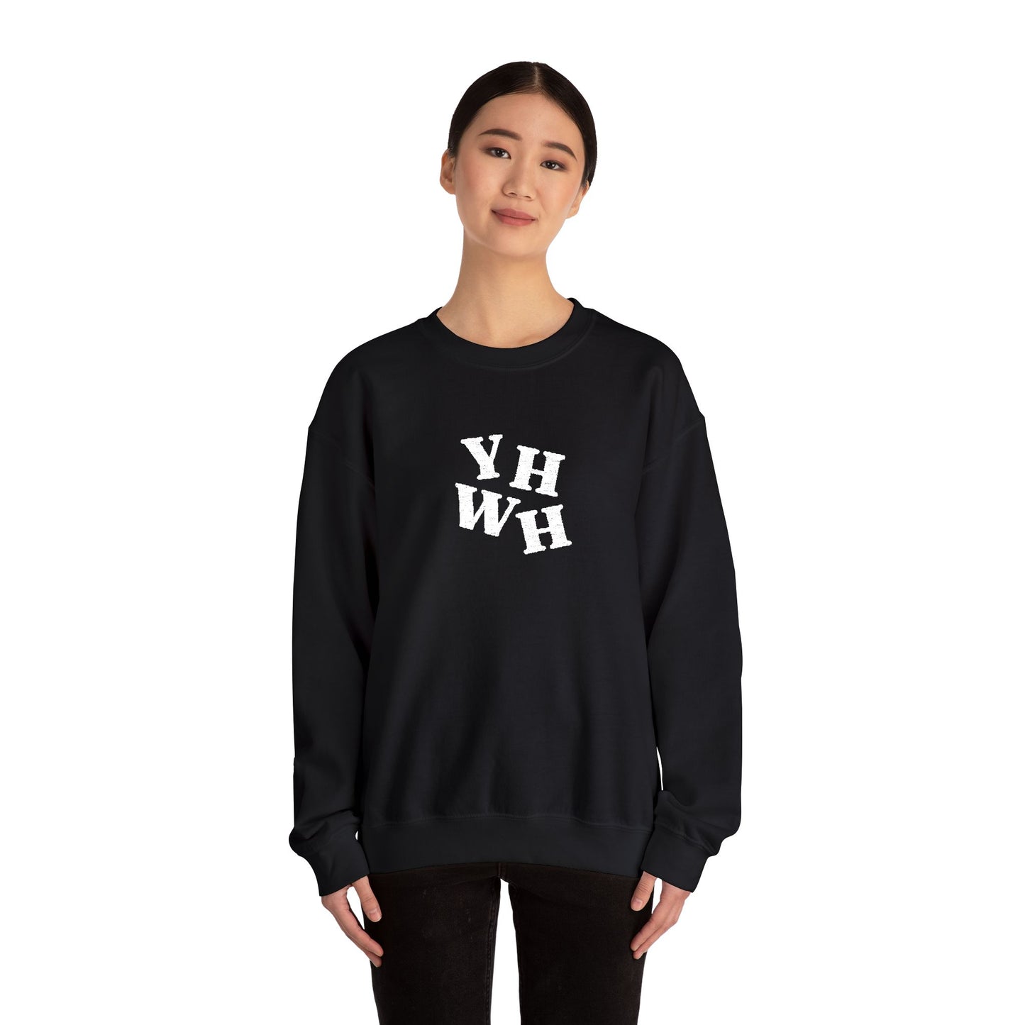Embroidered YHWH Unisex Crewneck Sweatshirt