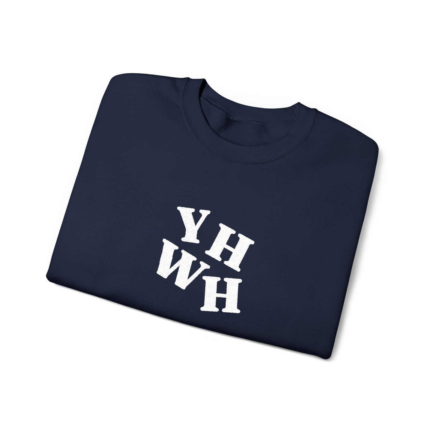 Embroidered YHWH Unisex Crewneck Sweatshirt