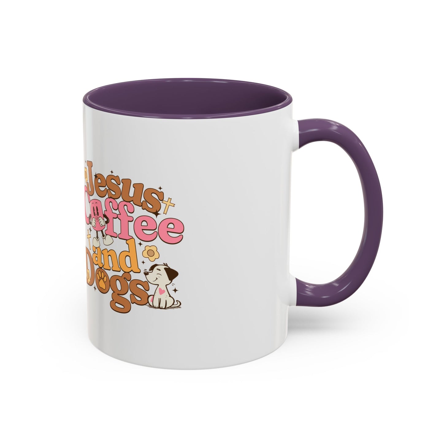 Jesus, Coffee, and Dogs Mug - Perfect for Christian Pet Lovers and Coffee Enthusiasts