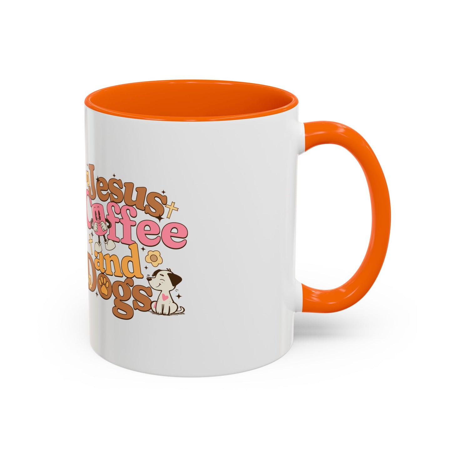 Jesus, Coffee, and Dogs Mug - Perfect for Christian Pet Lovers and Coffee Enthusiasts