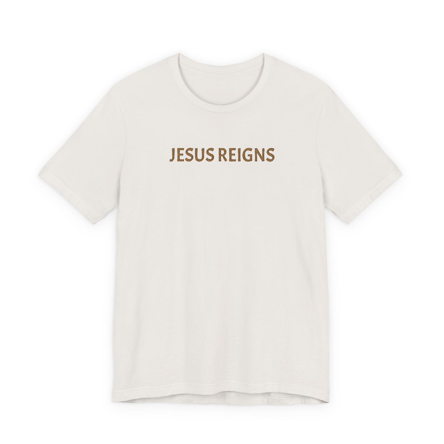 Embroidered Jesus Reigns Unisex Tee