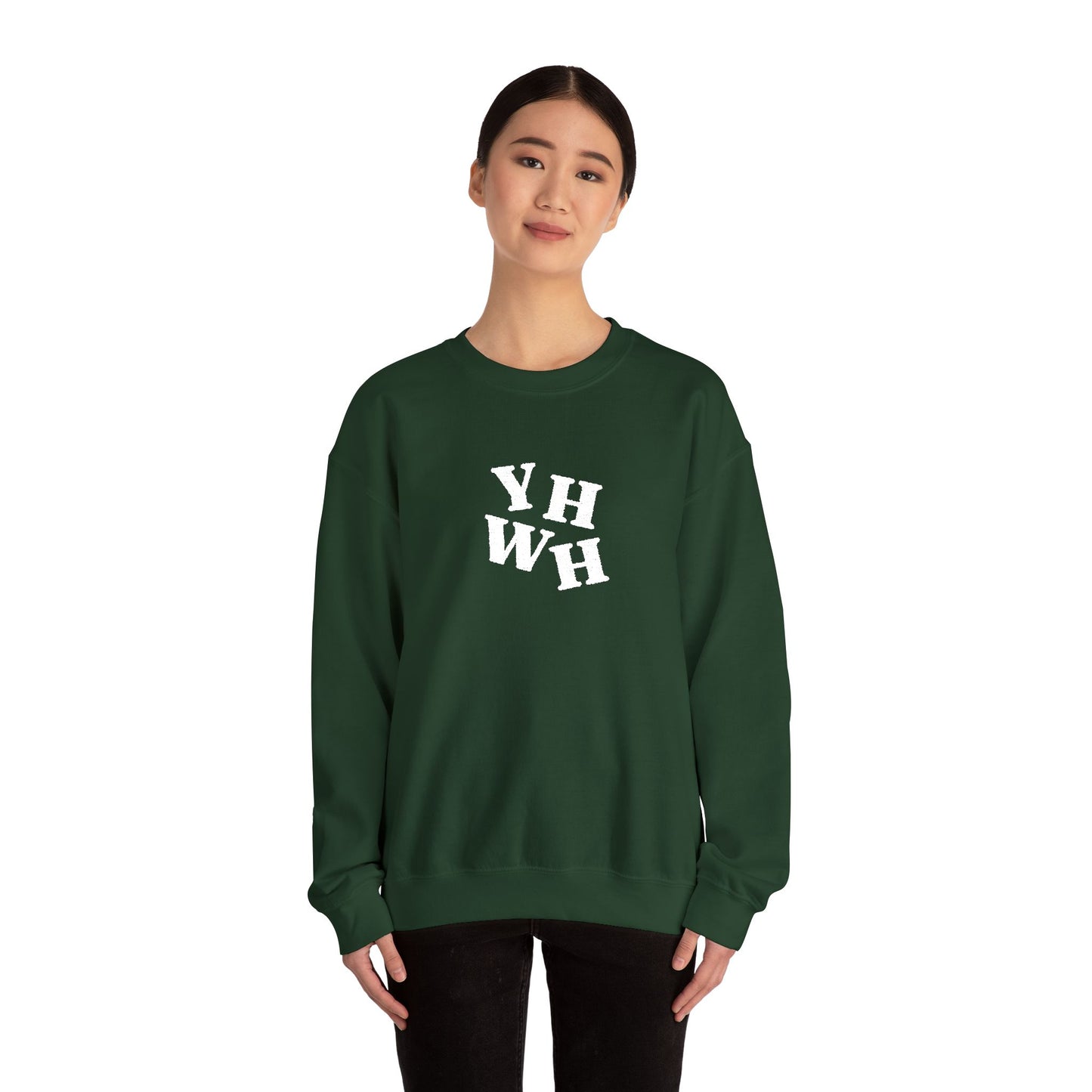 Embroidered YHWH Unisex Crewneck Sweatshirt