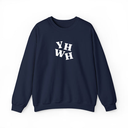Embroidered YHWH Unisex Crewneck Sweatshirt