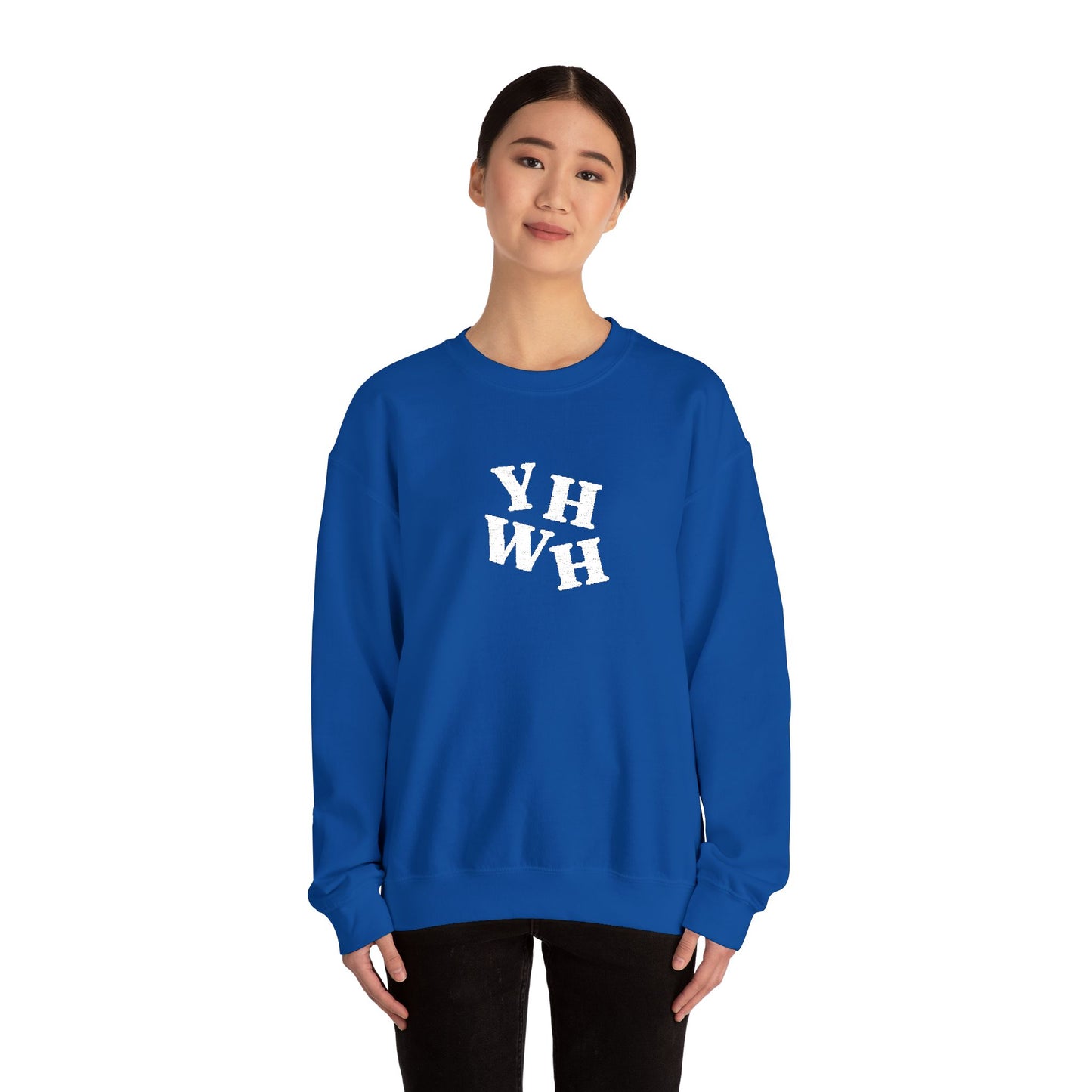 Embroidered YHWH Unisex Crewneck Sweatshirt