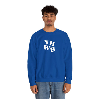 Embroidered YHWH Unisex Crewneck Sweatshirt