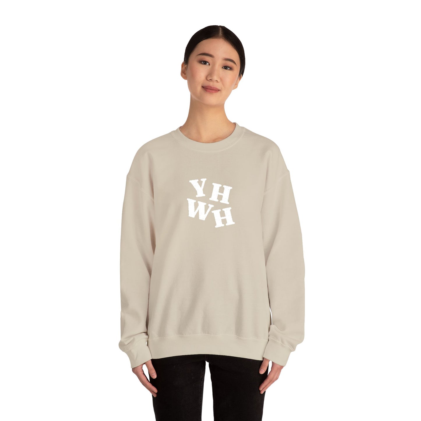 Embroidered YHWH Unisex Crewneck Sweatshirt