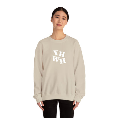 Embroidered YHWH Unisex Crewneck Sweatshirt