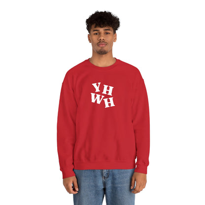 Embroidered YHWH Unisex Crewneck Sweatshirt