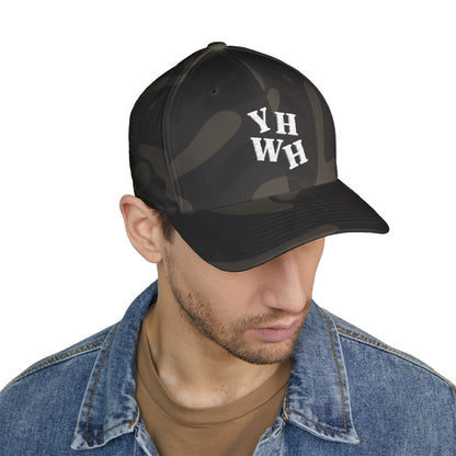 Camouflage Embroidered YHWH Cap