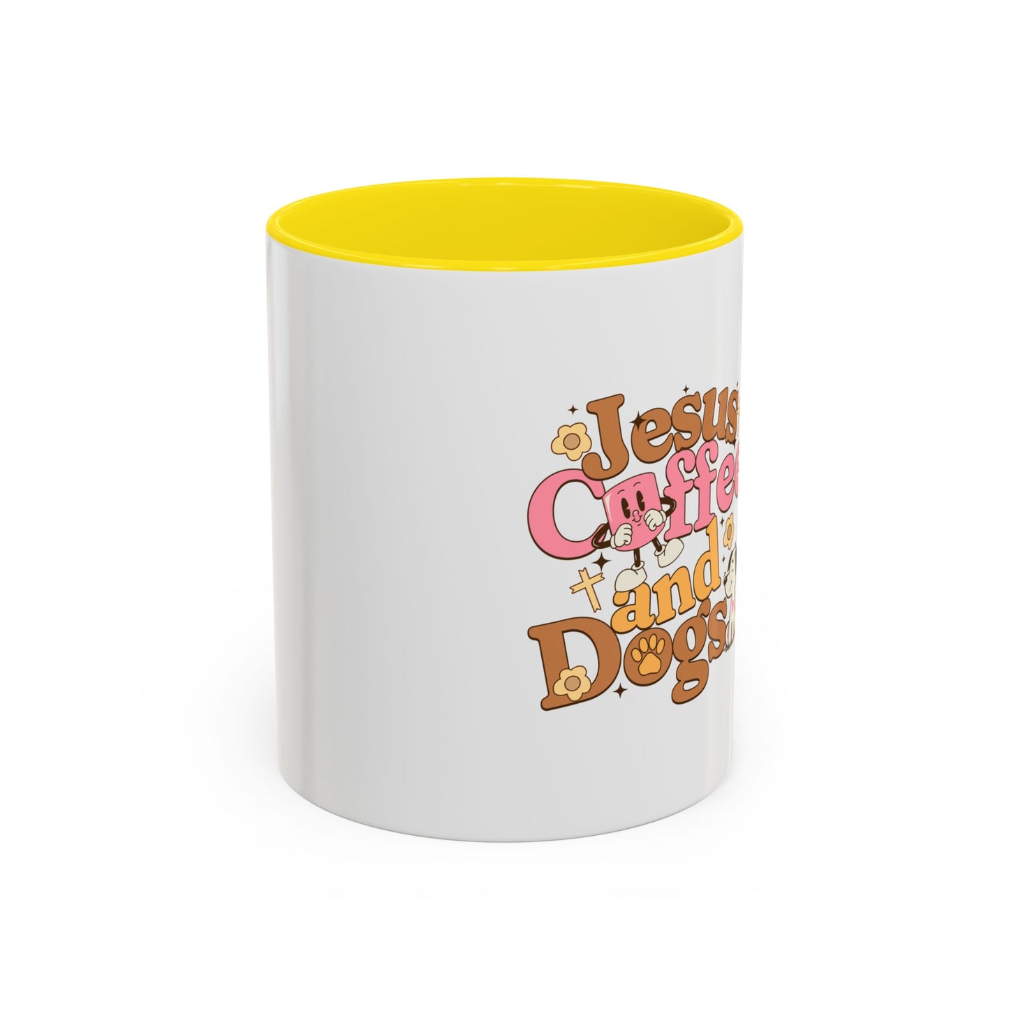 Jesus, Coffee, and Dogs Mug - Perfect for Christian Pet Lovers and Coffee Enthusiasts