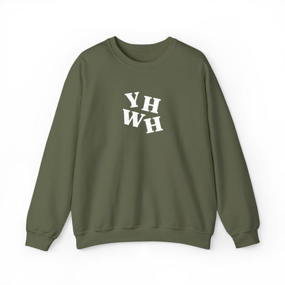 Embroidered YHWH Unisex Crewneck Sweatshirt